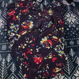 Flower leggings